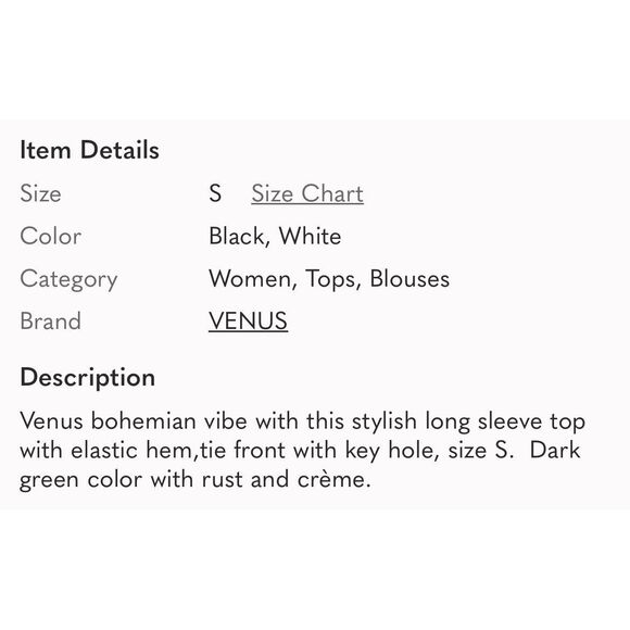 LASCANA VENUS | multicolor bohemian tunic blouse S - Picture 9 of 9